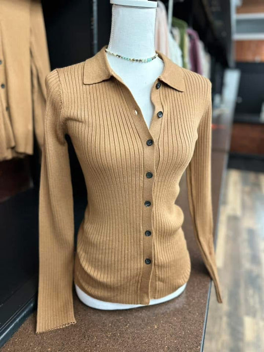 Collared Cardigan