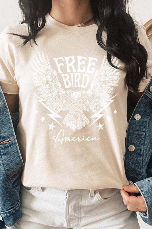 Free Bird America Graphic T Shirts