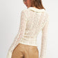 BELL SLEEVE LACE TOP