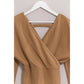 HF25A009-Surplice Knit Top