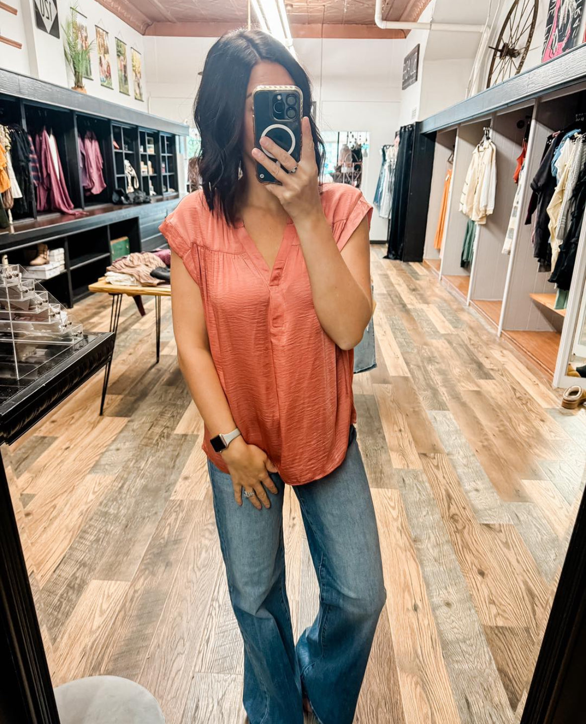 Satin Woven Top