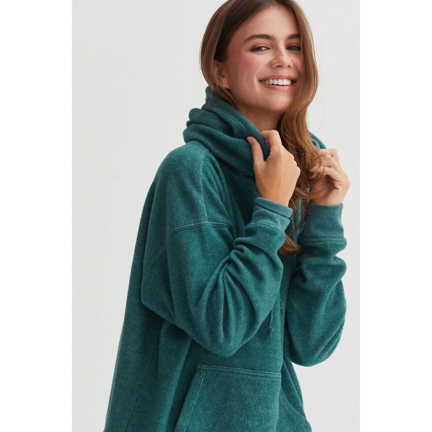 DZ25A071-Brushed Oversized Hoodie